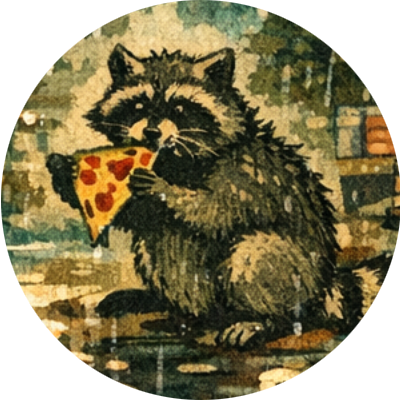 Rocky the Raincheck Raccoon